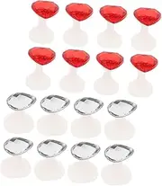 Ipetboom 16pcs Nail Art Toe Dividers Manicure Toe Separators Nail Art Supplies Easy to Use