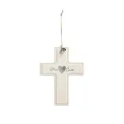 Demdaco Baby - Wall Cross Bless This Child Pink