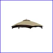 Replacement Canopy Top for Lowe's Allen Roth Gazebo - New Beige Octagonal