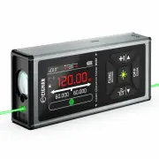EU Direct CIGMAN CD-60G Dual Green Laser Measurement Tool with Bilateral Technology Range 120M High Accuracy Multiple Mo