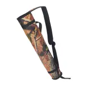 RZAHUAHU Archery Back Arrow Quiver Holder with Belt Clip for Youth Arrows Holder Case Camouflage