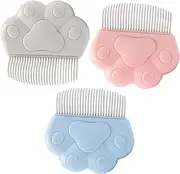 Happyyami 3pcs Pet Comb Puppy Shampoo Accessories Kit Stripping Comb for Dogs Dog Comb Pet for Cats Gloves Wear-resistant Pet Hair Brush Grooming Comb Portable Cat Hair Comb Pet Brush