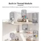 Zemismart Matter Over Thread Smart Roller Shade Blinds Motor Built in Battery fo