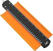 Lesunbak Contour Gauge, 10 Inch Irregular Arc Measurement with Lock, Irregular Arc Ruler, Construction Ruler Measure Tool, Handyman Woodworking Tool for Corners and Contoured
