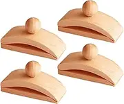 Quilt Hanger - Wooden Wall Mounted Quilt Holders | Blanket Hanger Clamps, Carpet Rug Display, Wall Clips for Quilts, Tapestries, Fabric