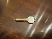 Antique Vintage Yale Blank Uncut Sterling Silver Key
