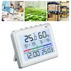 Room Thermometer High Accuracy Temperature Humidity Meter For Office Greenhouse