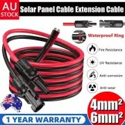 Extension Cable Wire Connectors Solar Panel To Regulator 4mm² 6mm² 10AWG 12AWG
