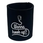 Rock Climbing Aa Wanna Hook Up - Funny Novelty Stubby Holder