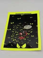 Diver's Nightmare Cartoon GILES Vintage Sticker scuba surf cartoon 80s 8 NOS