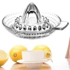 Glass Lemon Squeezer Manual Fruit Squeezer Durable Lemon Juicer