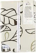 Merry Night mnc635096-93 Comfort Fran Futon Mattress Cover, Double Long Size, 57.1 x 84.6 inches (145 x 215 cm), Black