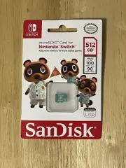 SanDisk 512GB microSDXC Card Nintendo Switch Memory Card Mario Animal Crossing