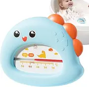 Shower Thermometers - Portable Temperature Gauge with Scale Display,Precision Temperature Measuring Tool, Cartoon Dinosaur Shape Bath Floating Toy for Boys Girls
