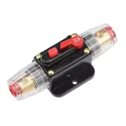 Fuse Holder 30A 12-48V Inline Circuit Breaker Amplifier