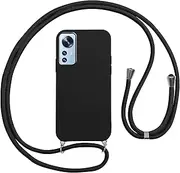 Vauki Mobile Phone Chain Case for Xiaomi 12 5G, Mobile Phone Case with Strap for Hanging, Shockproof Silicone Protective Case with Removable Strap, Ultra Thin Necklace Lanyard, Soft Case for Xiaomi 12
