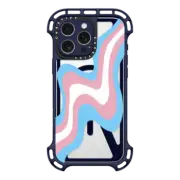 iPhone 16 Pro Max Ultra Bounce Case MagSafe Compatible Trans Vaporwave by cpikoart