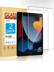 NWT apiker 2 Pack Screen Protector for iPad 9th 8th 7th Generation 10.2 Inch