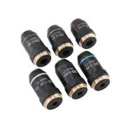 Reliable Microscope Objective Lens 195 High Quality Black 4X 100X Magnification