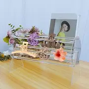 Claw Clip Organizer 360 Degree Rotating Claw Clip Holder Transparent Claw Clip Storage Rack Hair Clip Display Stand for Vanity Table Dressing Table and Beside Table