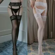 High Stretchy Garter Belt Lace Top Thigh-Highs Stockings Legging Socks+