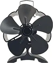 Wood Burner Fan Heat Powered - Quiet Stove Fan, Fireplace Air Circulator, Eco Heating Device | Heat Driven Unit Spreading Warmth Evenly Across Room Environment For House, Cottage, Fireplace, Cold