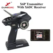 DUMBORC X6P 6CH RC Radio Controller Transmitter & X6DC Receiver for RC Car Boat