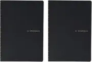 Maruman Mnemosyne Special Memo Notepad - A5 (5.8" X 8.3") - 7 mm Rule Divisions - 24 Lines X 80 Sheets (Pack of 2)