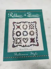 Ribbons & Lace Baltimore Style Bonnie K. Browning Quilt Block Pattern Book (52)