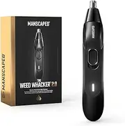 MANSCAPED® Weed Whacker® 2.0 Electric Nose & Ear Hair Trimmer – 7,000 RPM Precision Tool with Rechargeable Battery, Wet/Dry, Easy to Clean, Improved Stainless Steel Replaceable Blade