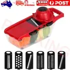 Vegetable Slicer Mandolin Carrot Potato Fruit Cutter Shredder Grater Chopper Kit