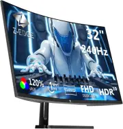Z-Edge 32 Inch Curved Gaming Monitor 240Hz, 1Ms MPRT, Full HD(1920×1080), Freesy