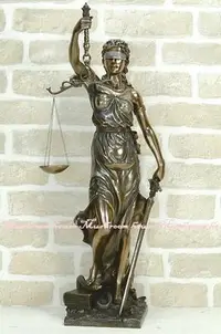 在飛比找Yahoo!奇摩拍賣優惠-點點蘑菇屋 歐洲精品仿銅雕塑~正義女神擺飾(大型) 天秤 劍