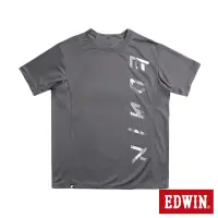 在飛比找Yahoo奇摩購物中心優惠-EDWIN 機能剪接迷彩LOGO短袖T恤-男-灰色
