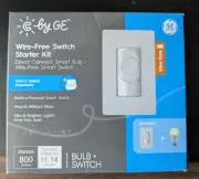 General Electric Wire Free Smart Switch W/ LED Smart Bulb Starter Kit GE