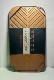 Eco+Chef 2 in 1 Nonstick Grill / Griddle double sided copper series New
