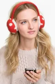 Kate Spade New York Dot High-Tech Earmuffs ONE SIZE