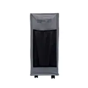 GGP Dark Grey Foldable Yoga Storage Basket, Oxford Fabric Laundry Hamper, Multi Purpose Organizer For Toys And Bathroom Essentials
