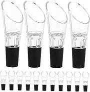 Alipis Sturdy Acrylic Wine Decanter Aerator 24pc Set for Serving at Home Restaurants