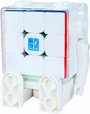 Cuberspeed MoYu RS3M V5 Ball CORE UV with MoYu’s New Robot Cube Stand Moyu rs3 m UV Coated Flagship 3x3 V5 UV Coated Glossy Surface 2023 Flagship 3x3 Magnetic Speed Cube