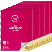 Spirax 959 Kode Notebook Books 240 Page (A4) [Pack 10]