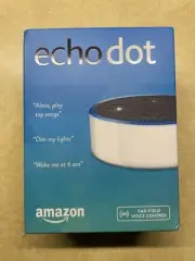 New Bag Amazon Echo Dot 2nd Generation Smart Speaker WHITE nib
