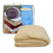 Sand Coral Fleece Soft and Warm Mattress Underlay (Double, King)