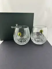 SET OF 2 WATERFORD LISMORE NOUVEAU RED WINE GLASSES – NEW