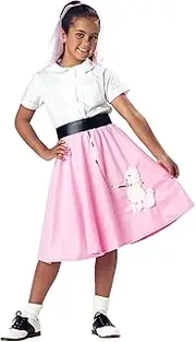 California Costumes Girls Poodle Skirt Child Costume