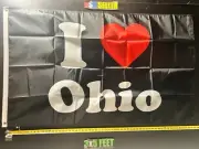 Ohio State Flag FREE SHIPPING 7 Against The World B Beer Dorm Room Sign USA 3x5'