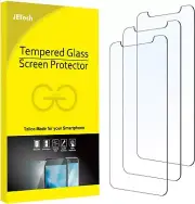 JETech Screen Protector for iPhone 11 and iPhone XR, 6.1-Inch, Tempered Glass Fi