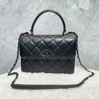 在飛比找Yahoo!奇摩拍賣優惠-【翰貝格名牌館】全新真品 Chanel Trendy cc 