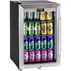 Alfresco Mini Bar Fridge 75 Litre with Left Hinged Tropical Glass Door
