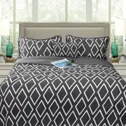 Ramesses Alena Charcoal 4 Pcs Ultrasonic Comforter Set